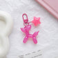Cute Acrylic Ballon Dog Themed Keychain, Keyring, Lanyard, Phone Accessories