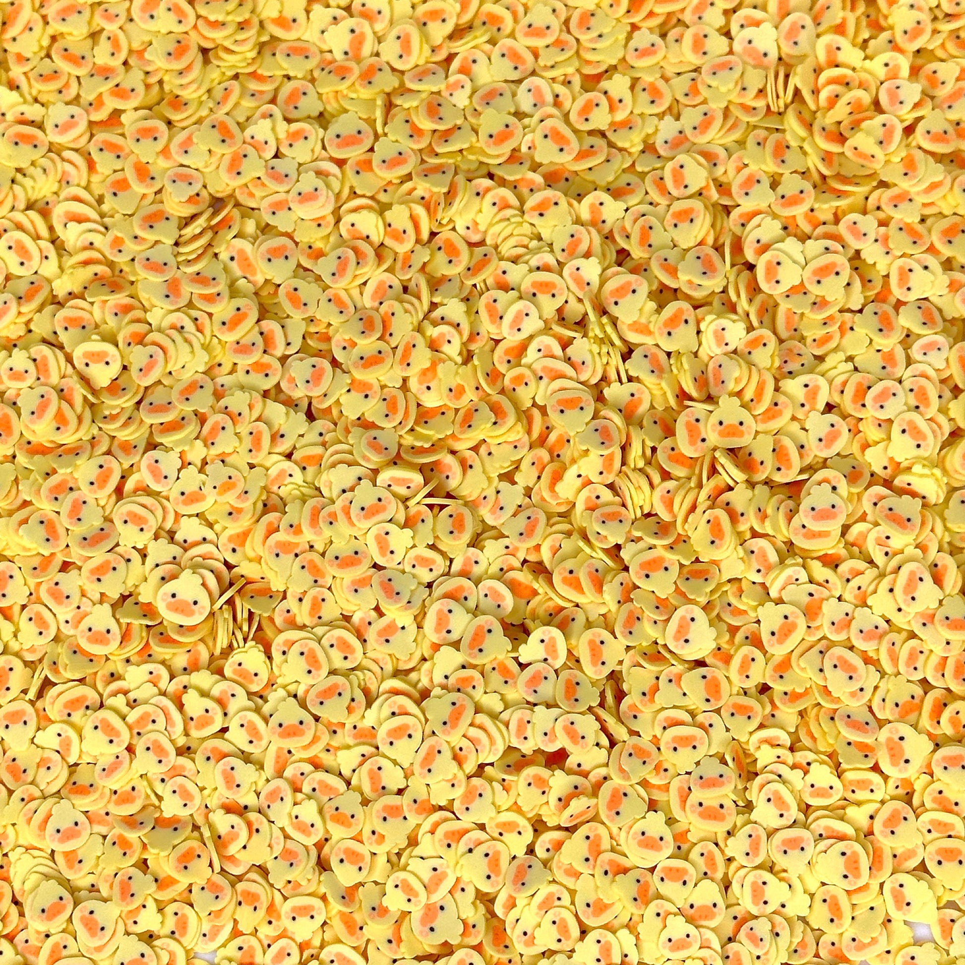 FAKE 5MM Funny Yellow Duck Themed Polymer Clay Sprinkle Mix (NOT EDIBLE) D26-11