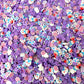 FAKE Purple Snowman Christmas Polymer Clay Sprinkle Mix (NOT EDIBLE) D26-15