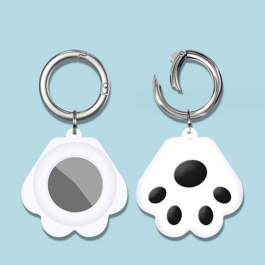 Cute Paw Themed Silicone AirTag Case