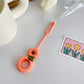 Cute Flowers Tie-able Silicone AirTag Case