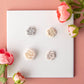 Rose Shape Cutout, Valentine's Day Themed Polymer Clay Cutter (22mm x 22mm)