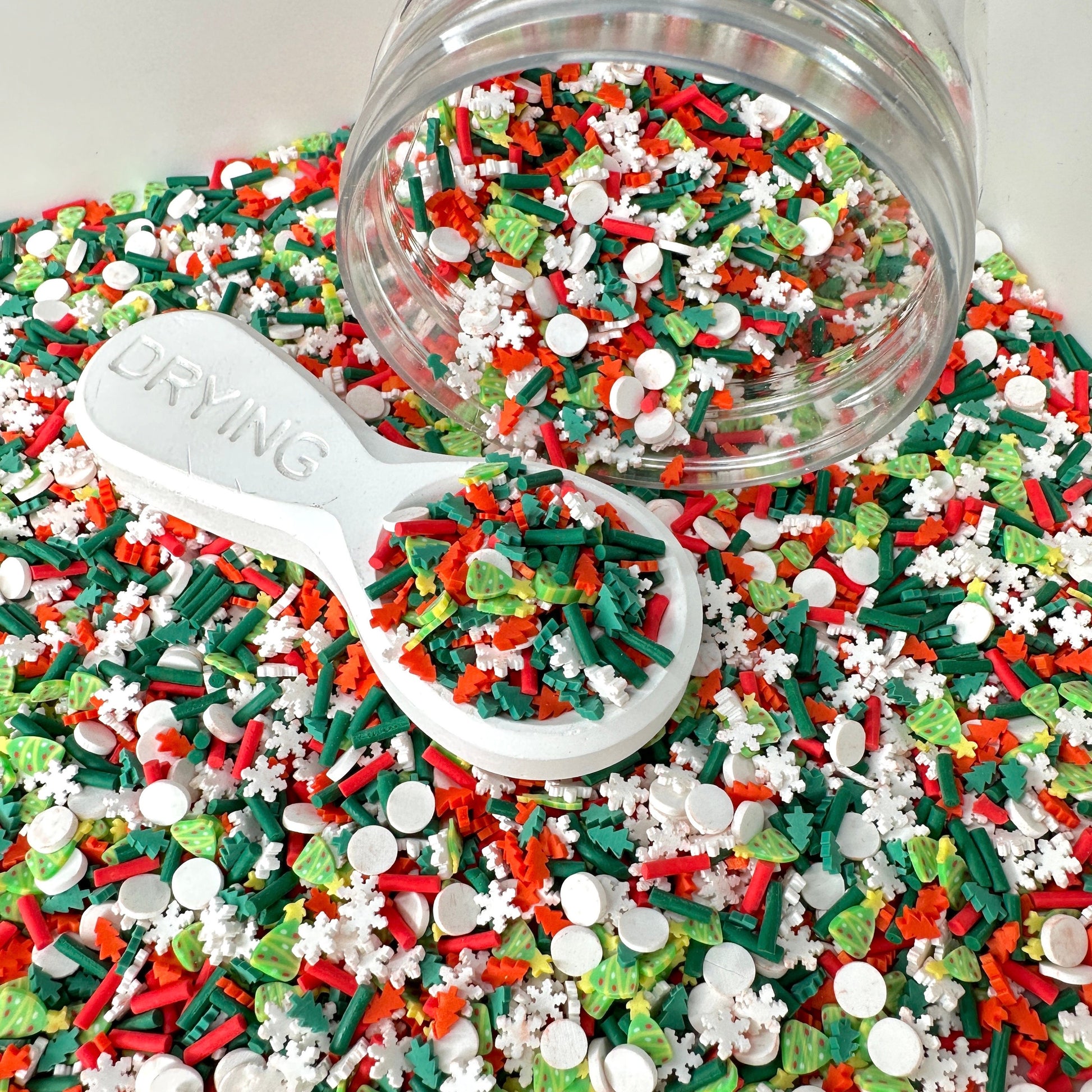 FAKE 5MM Christmas Forest Themed Polymer Clay Sprinkle (NOT EDIBLE) D3-26