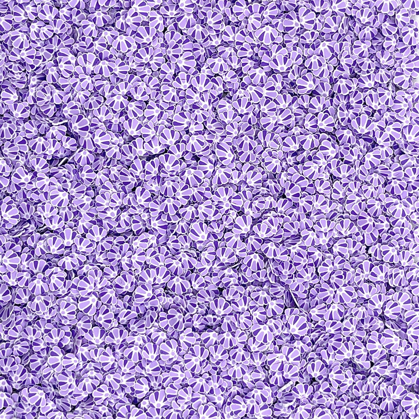 FAKE 5MM Purple Shell Polymer Clay Sprinkle (NOT EDIBLE) D33-02