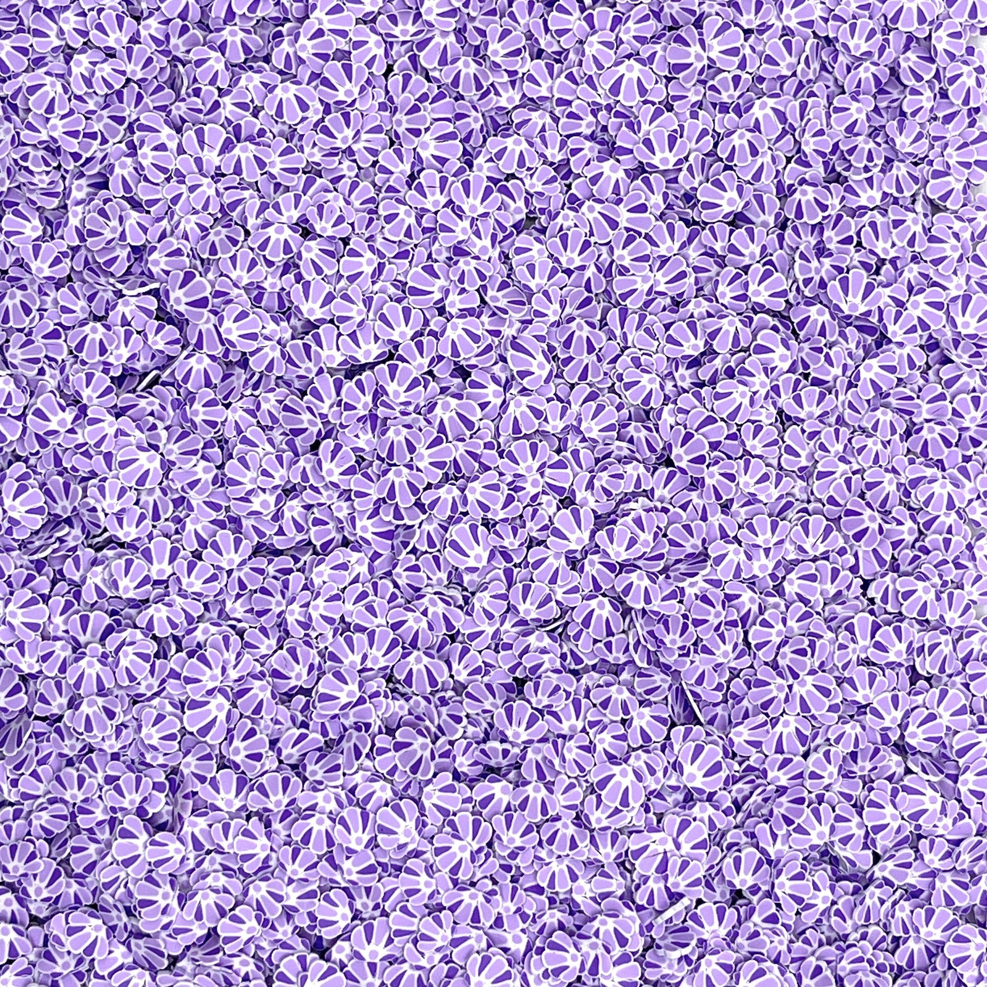 FAKE 5MM Purple Shell Polymer Clay Sprinkle (NOT EDIBLE) D33-02