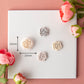 Rose Shape Cutout, Valentine's Day Themed Polymer Clay Cutter (22mm x 22mm)