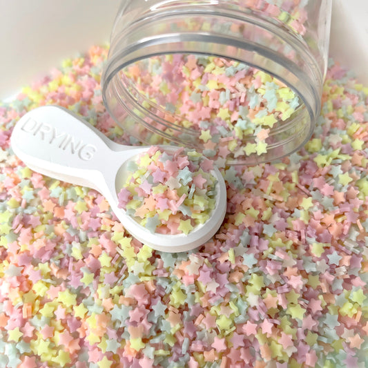 FAKE 5MM Mix Color Glow-In-Dark Star Polymer Clay Sprinkle Mix (NOT EDIBLE)