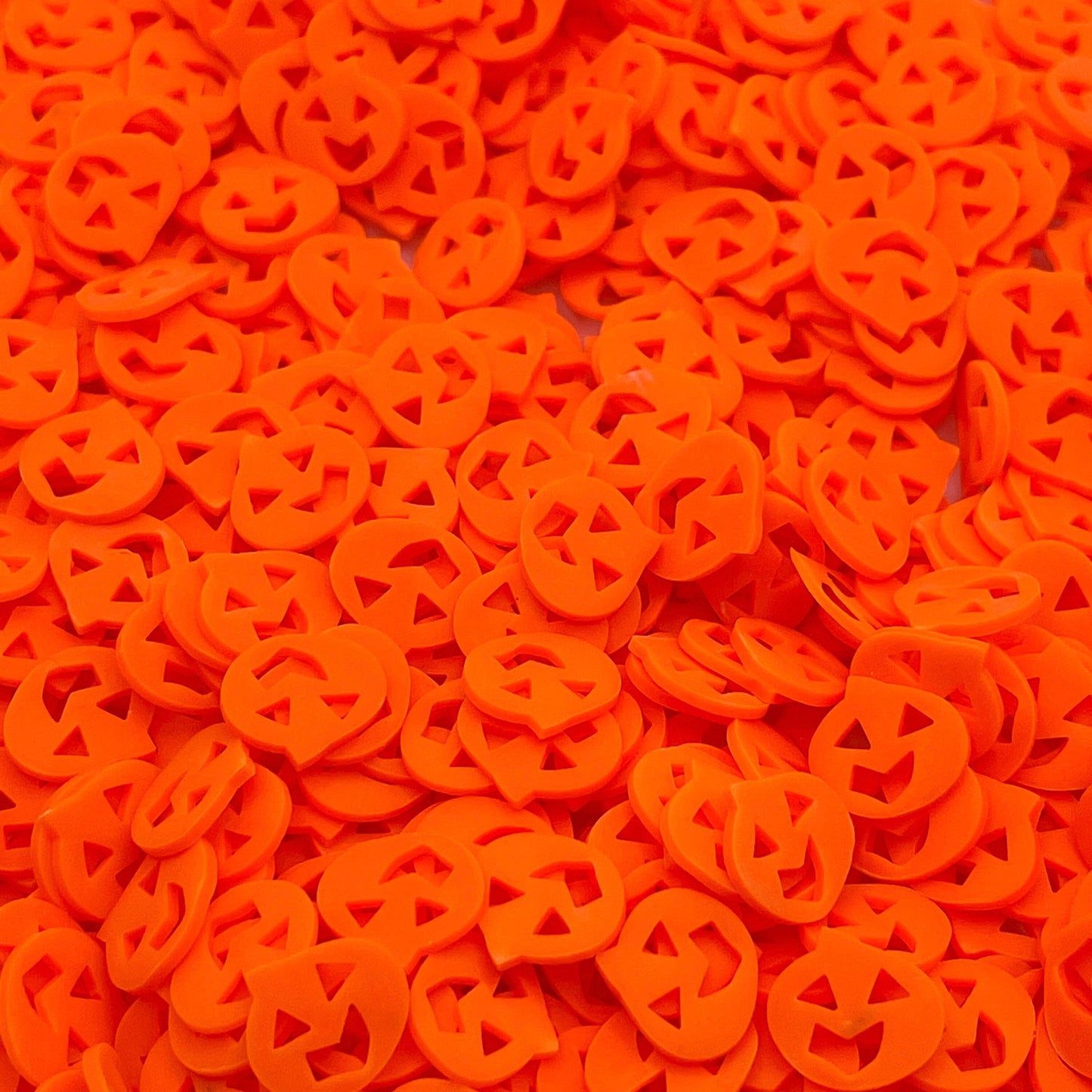 FAKE 12MM Halloween Pumpkin Polymer Clay Sprinkle Mix (NOT EDIBLE) D24-09