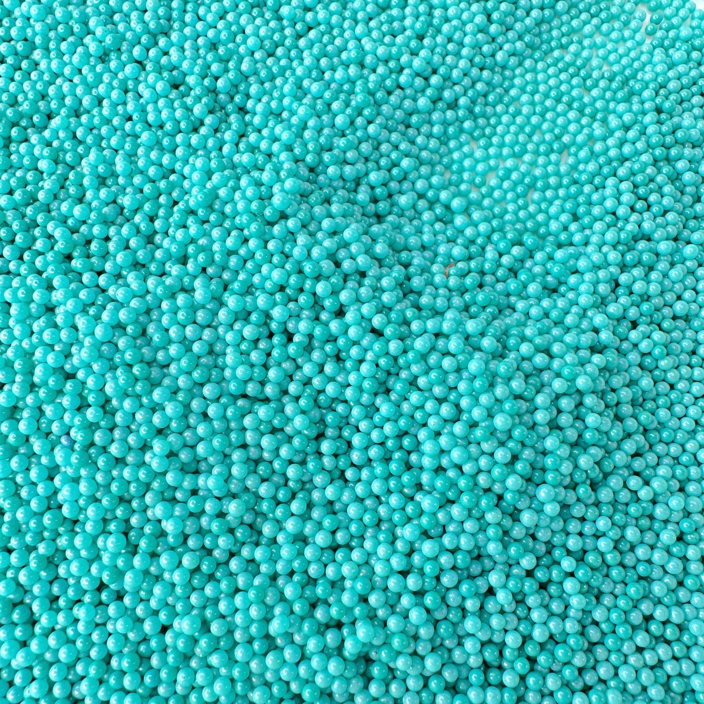 FAKE 2MM Turquoise Pearl Mix (NOT EDIBLE) D27-05