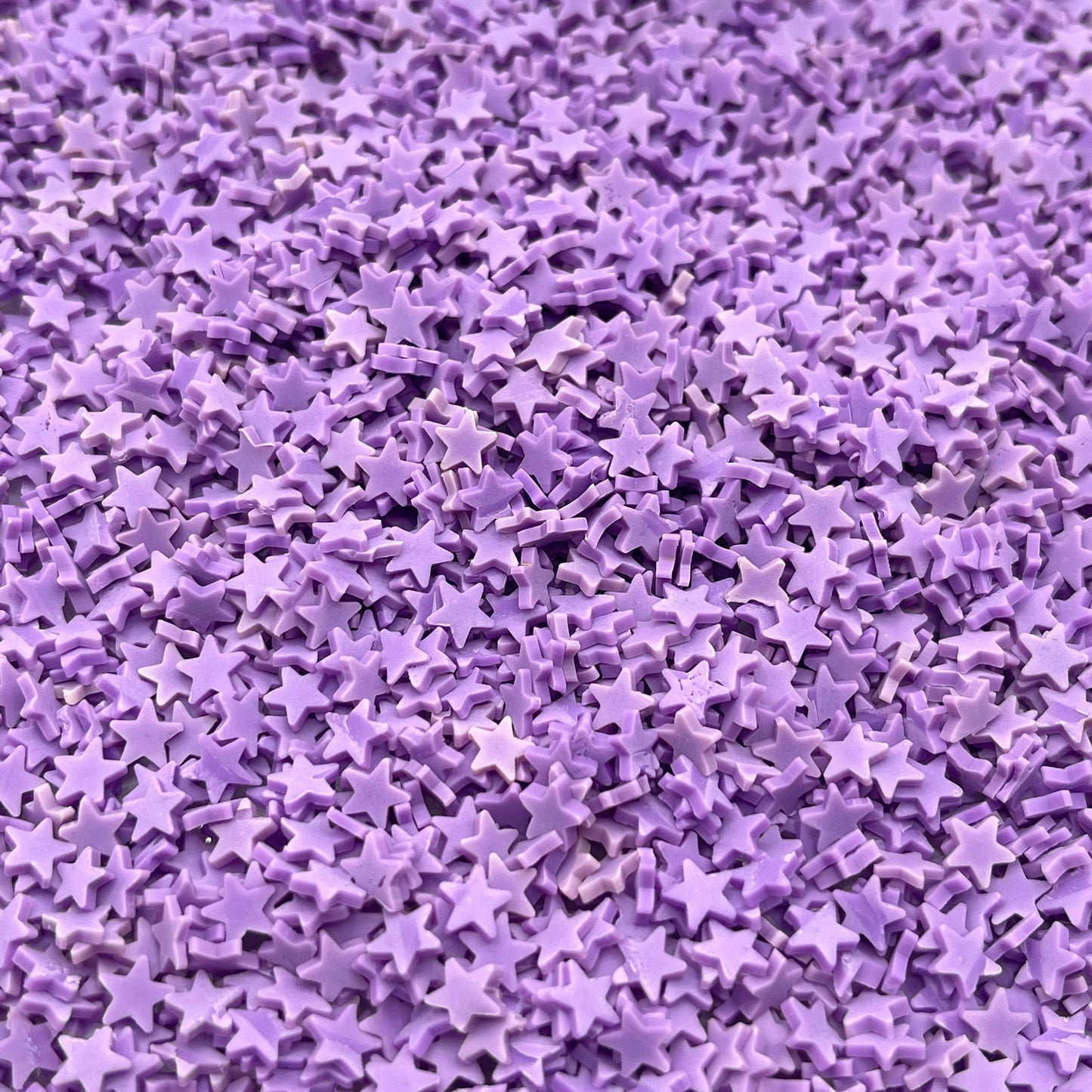 FAKE 5MM Light Purple Star Polymer Clay Sprinkle (NOT EDIBLE) D28-13