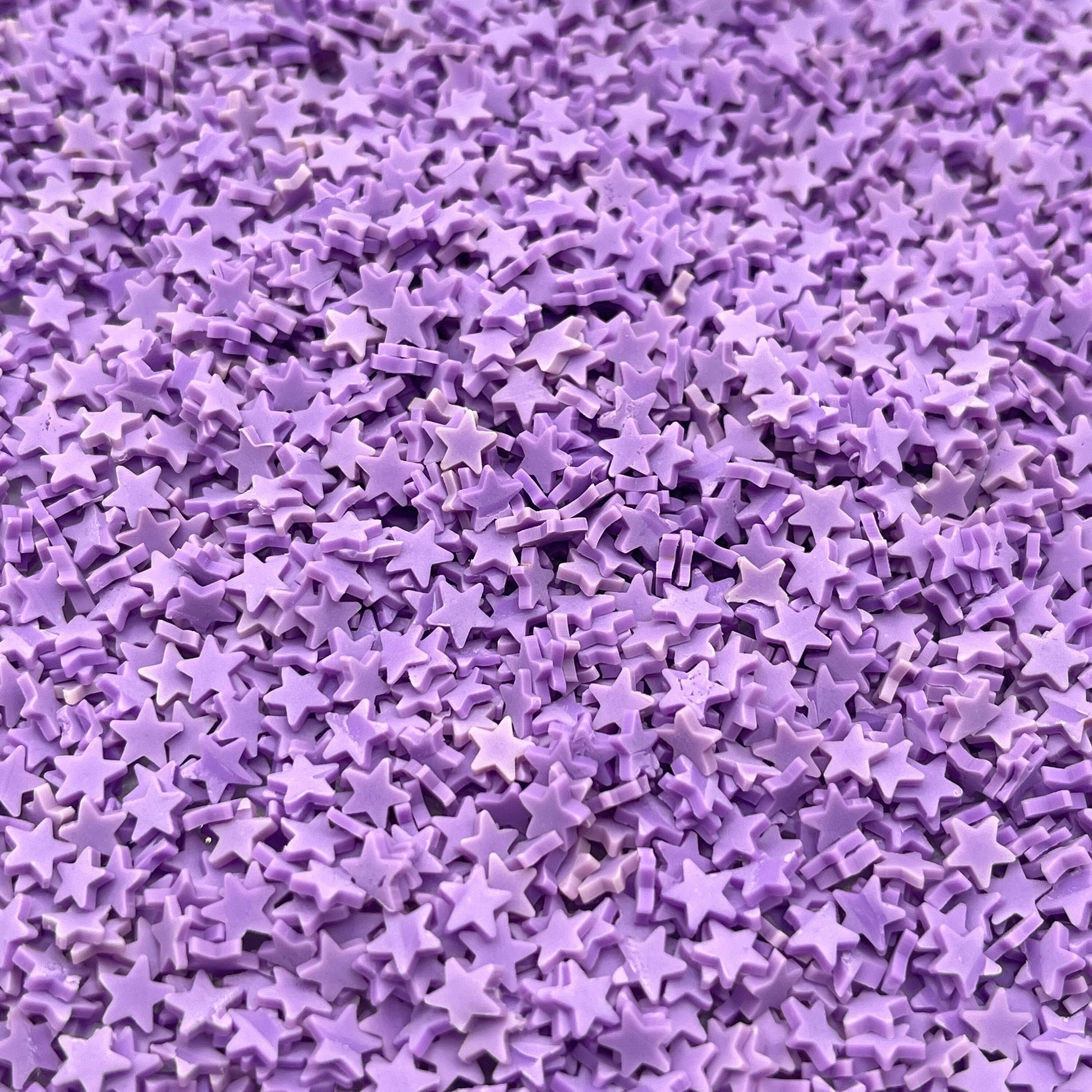 FAKE 5MM Light Purple Star Polymer Clay Sprinkle (NOT EDIBLE) D28-13