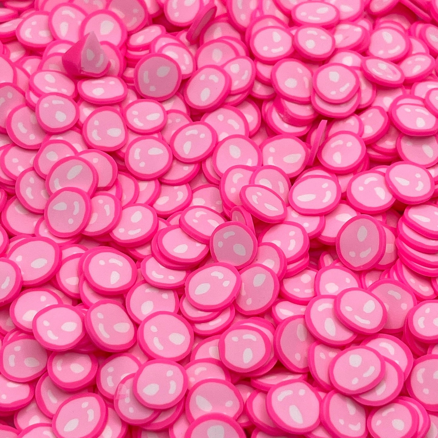 FAKE 5MM/10MM Pink Bubble Polymer Clay Sprinkle (NOT EDIBLE) D33-23