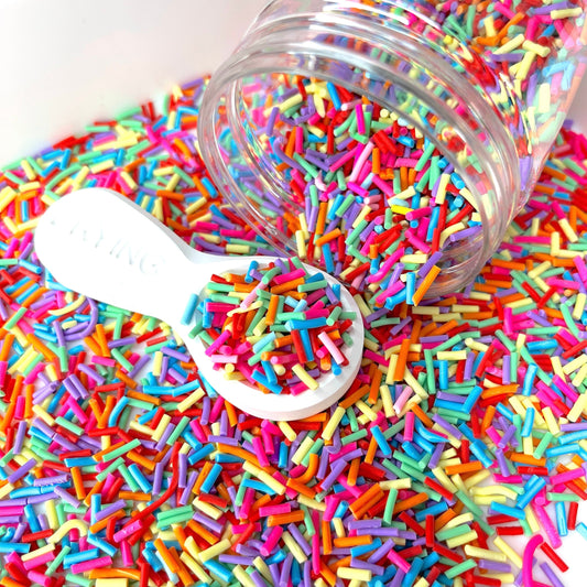 FAKE Brightly Colored Polymer Clay Sprinkle Mix (NOT EDIBLE) D11-35