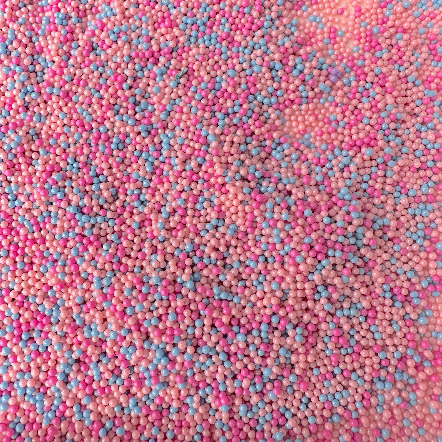 FAKE 2MM Cotton Candy Fake Pearl Mix (NOT EDIBLE) D27-13