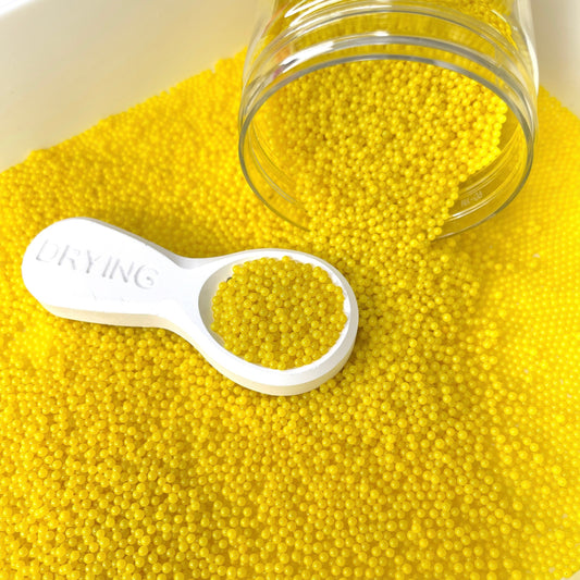 FAKE 2MM Yellow Pearl Mix (NOT EDIBLE) D48-01