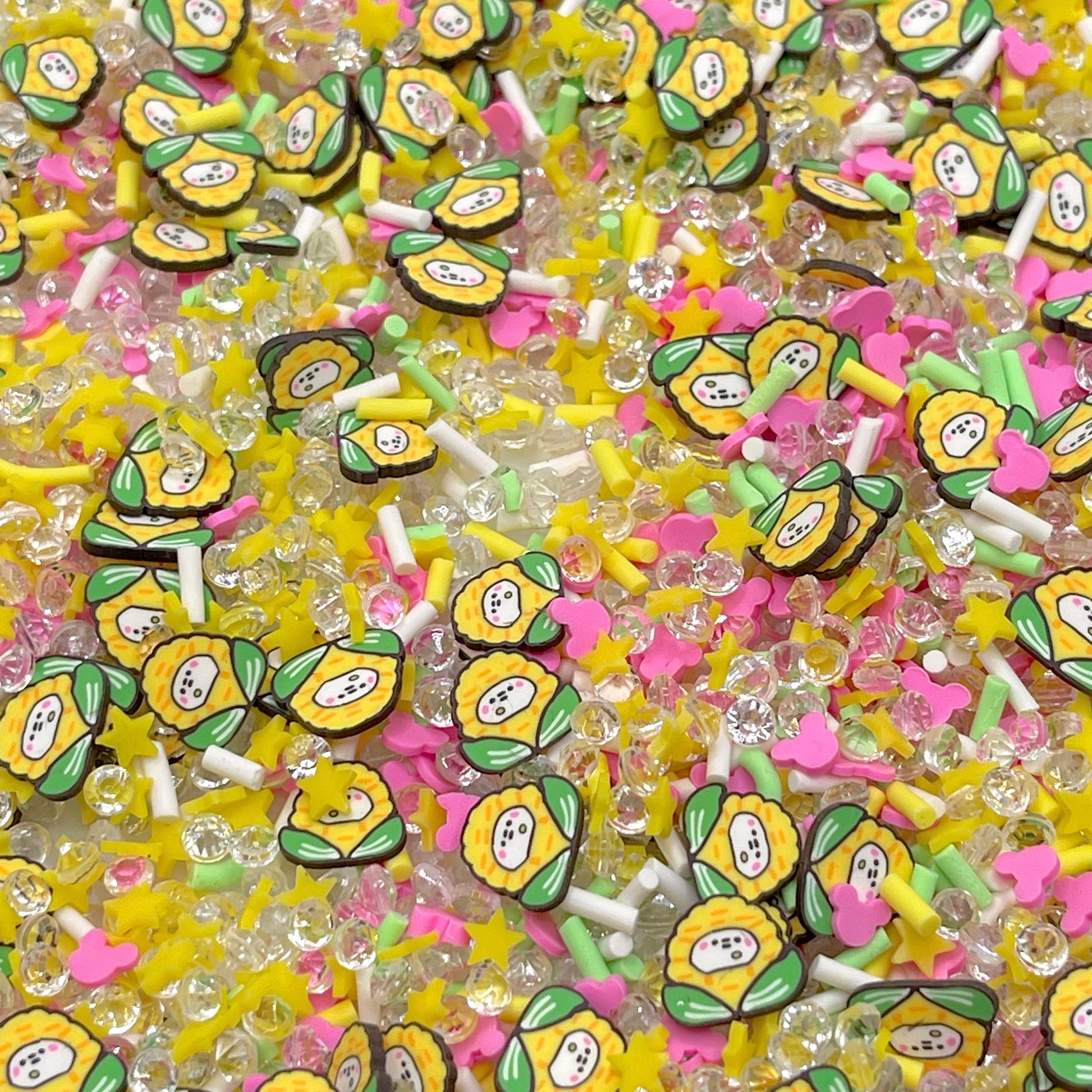 FAKE Corn Themed Polymer Clay Sprinkle Mix (NOT EDIBLE) D10-15