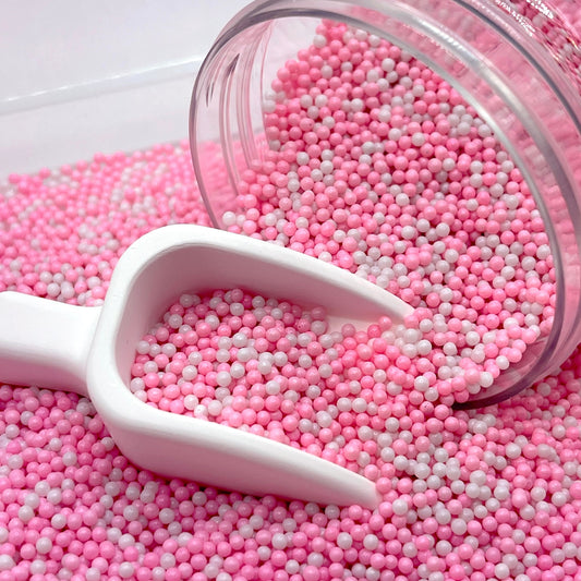 FAKE 2MM Pink/White Pearl Mix (NOT EDIBLE) D5-31