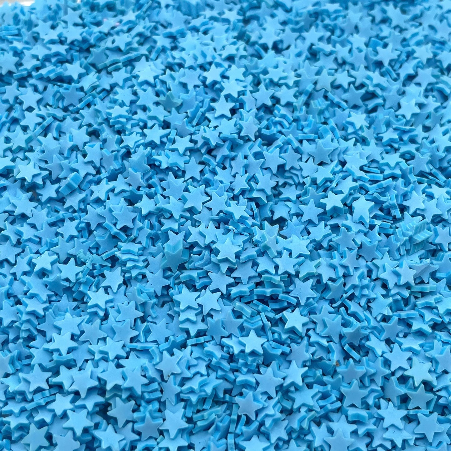 FAKE 5MM Blue Star Polymer Clay Sprinkle (NOT EDIBLE) D28-30