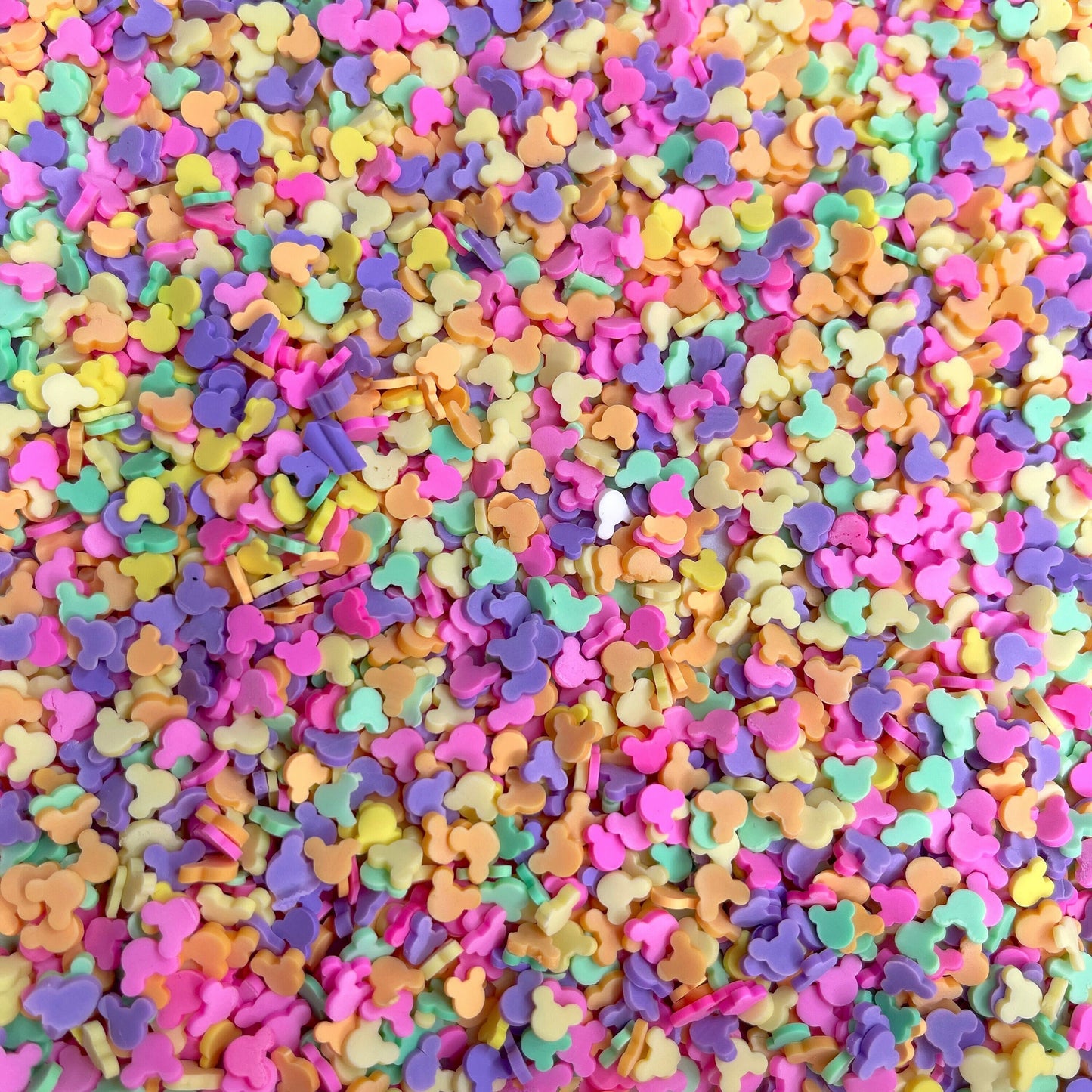 FAKE 5MM Mixed Color Mouse Head Polymer Clay Sprinkle Mix (NOT EDIBLE) D31-01