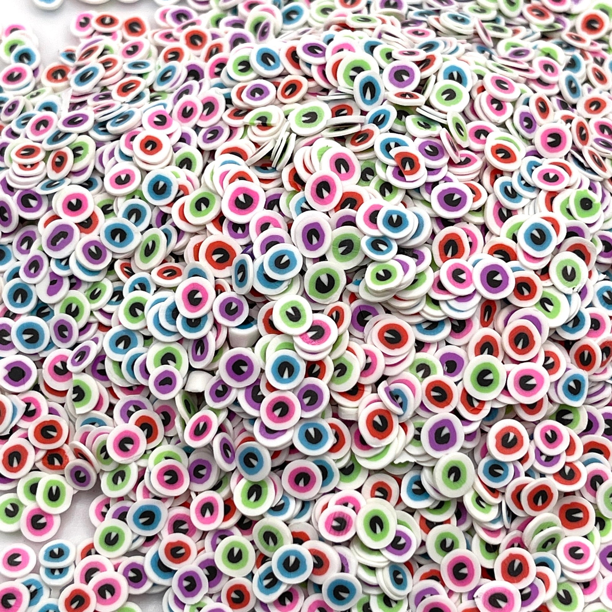 FAKE Mixed Color Eyes Polymer Clay Sprinkle Mix (NOT EDIBLE) D7-22