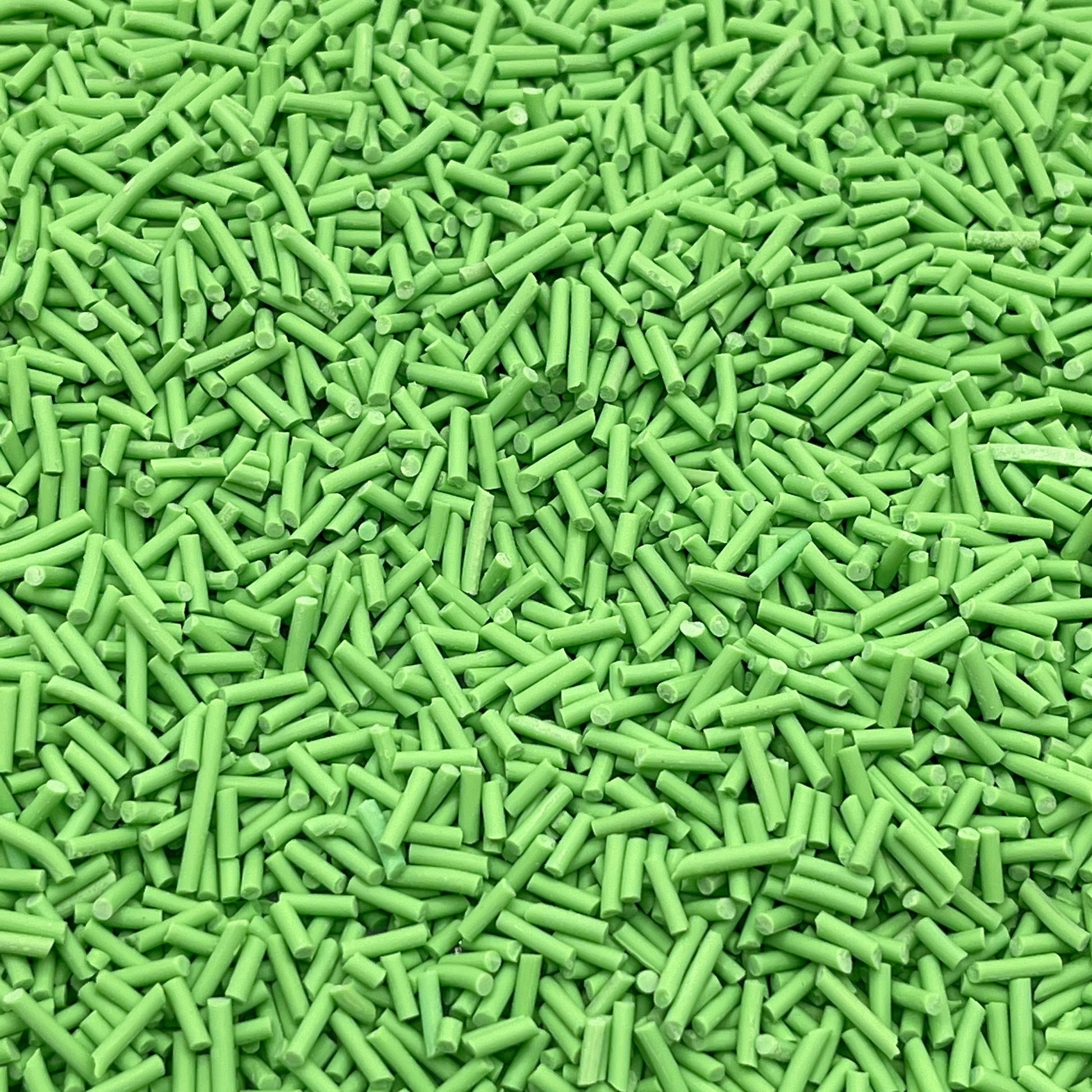 FAKE Green Short Polymer Clay Sprinkle (NOT EDIBLE) D16-02