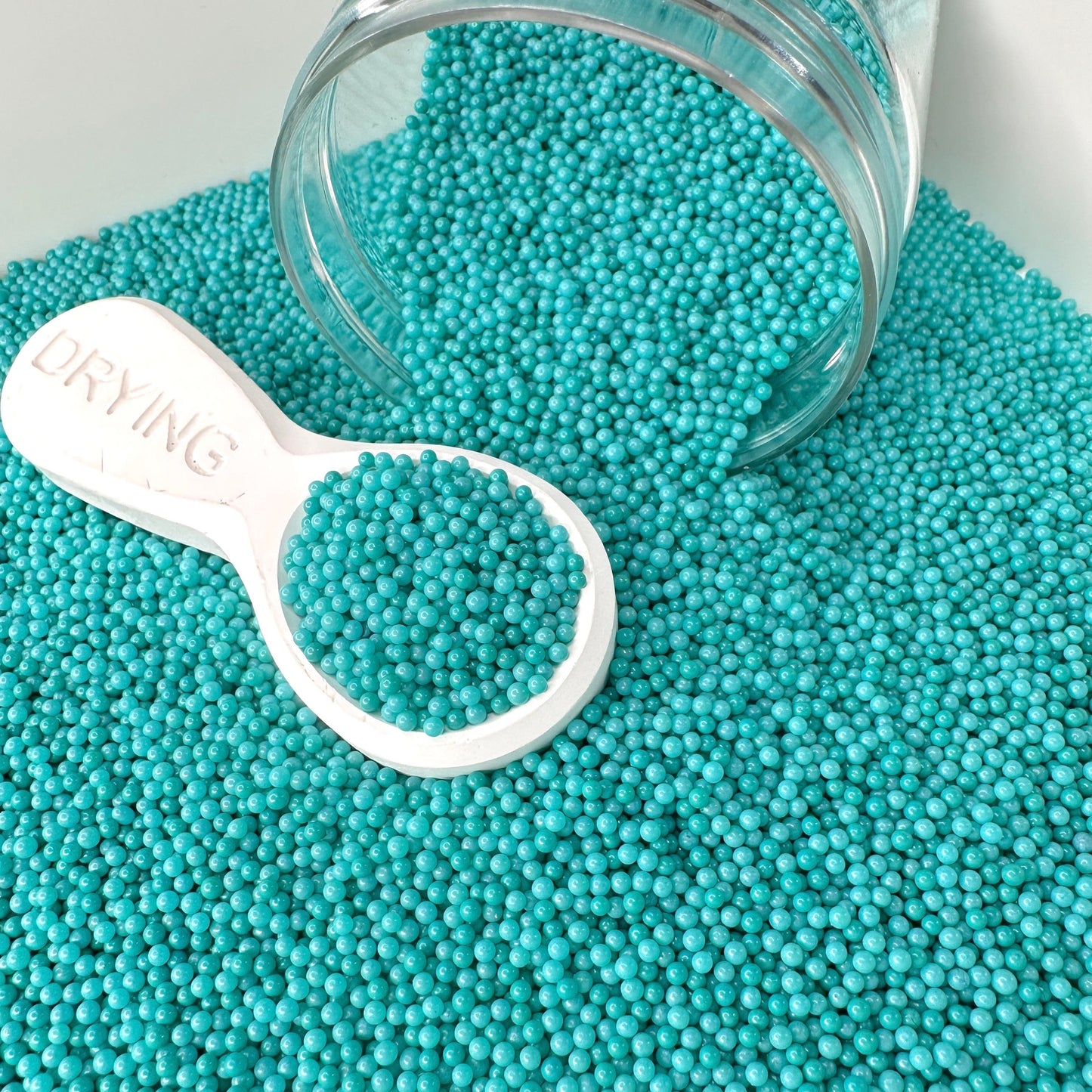 FAKE 2MM Turquoise Pearl Mix (NOT EDIBLE) D27-05