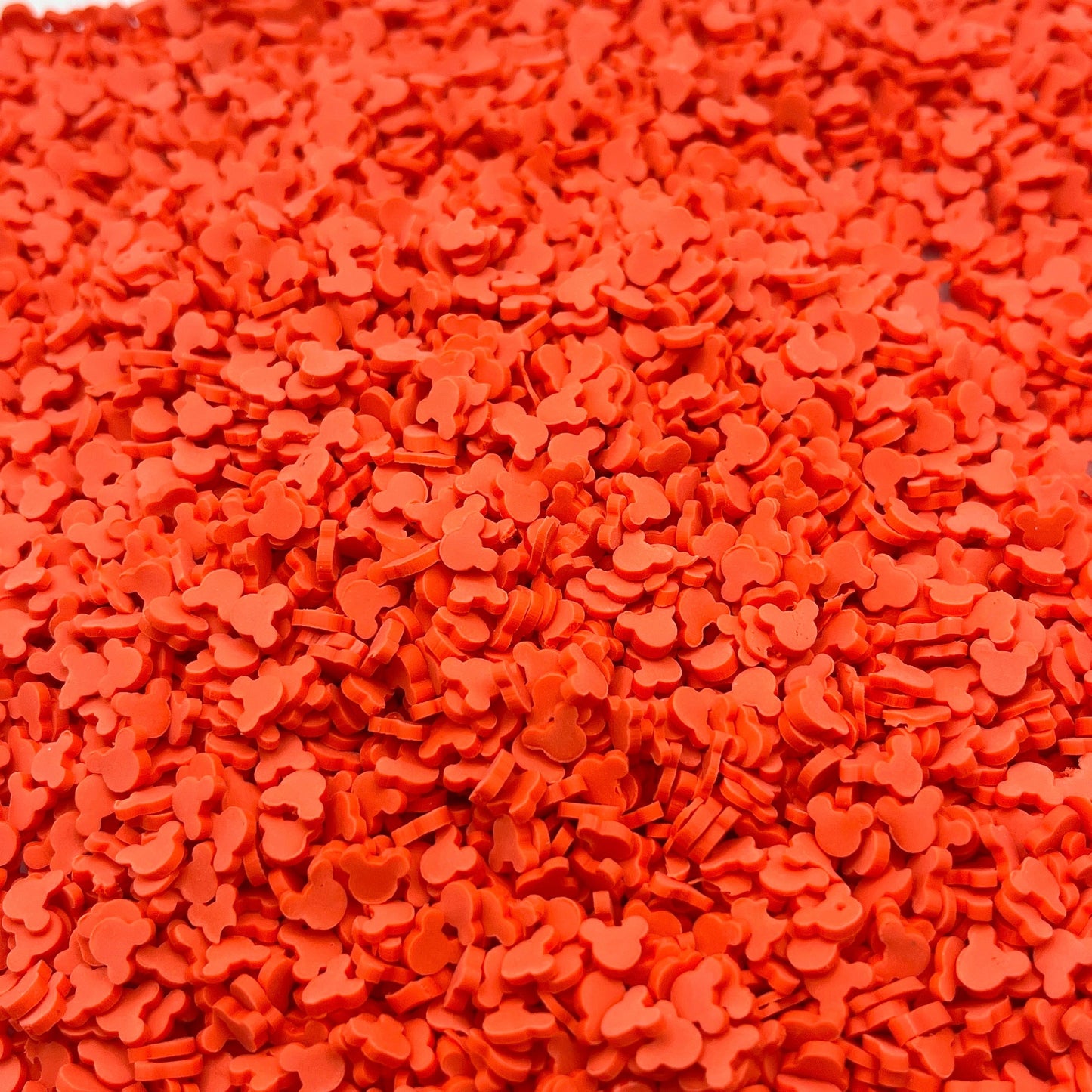 FAKE 5MM Red Mouse Head Polymer Clay Sprinkle (NOT EDIBLE) D31-10