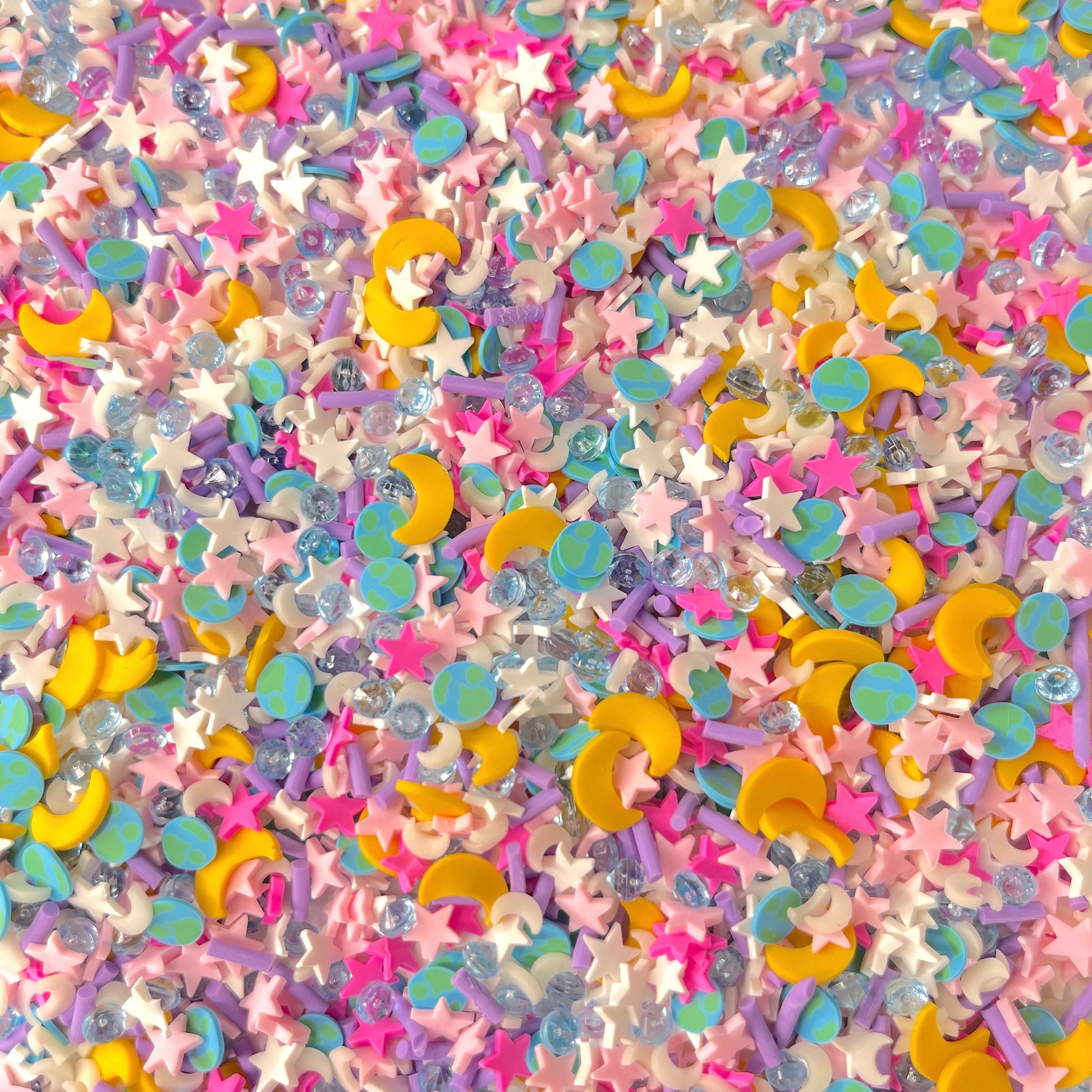 FAKE Bright Galactic Space Mix Polymer Clay Sprinkle Mix (NOT EDIBLE) D48-28