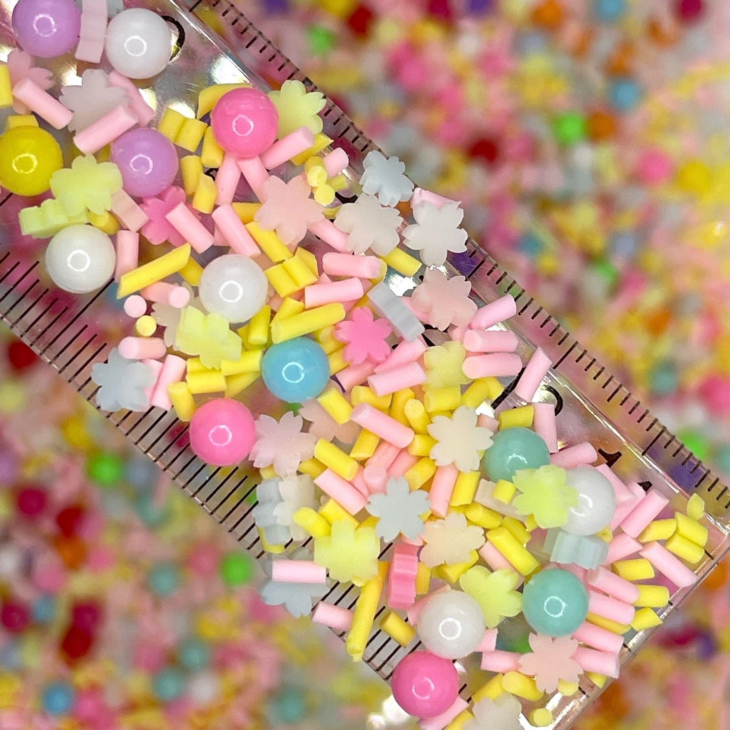 FAKE Candy Confetti Polymer Clay Sprinkle Mix (NOT EDIBLE) D8-04