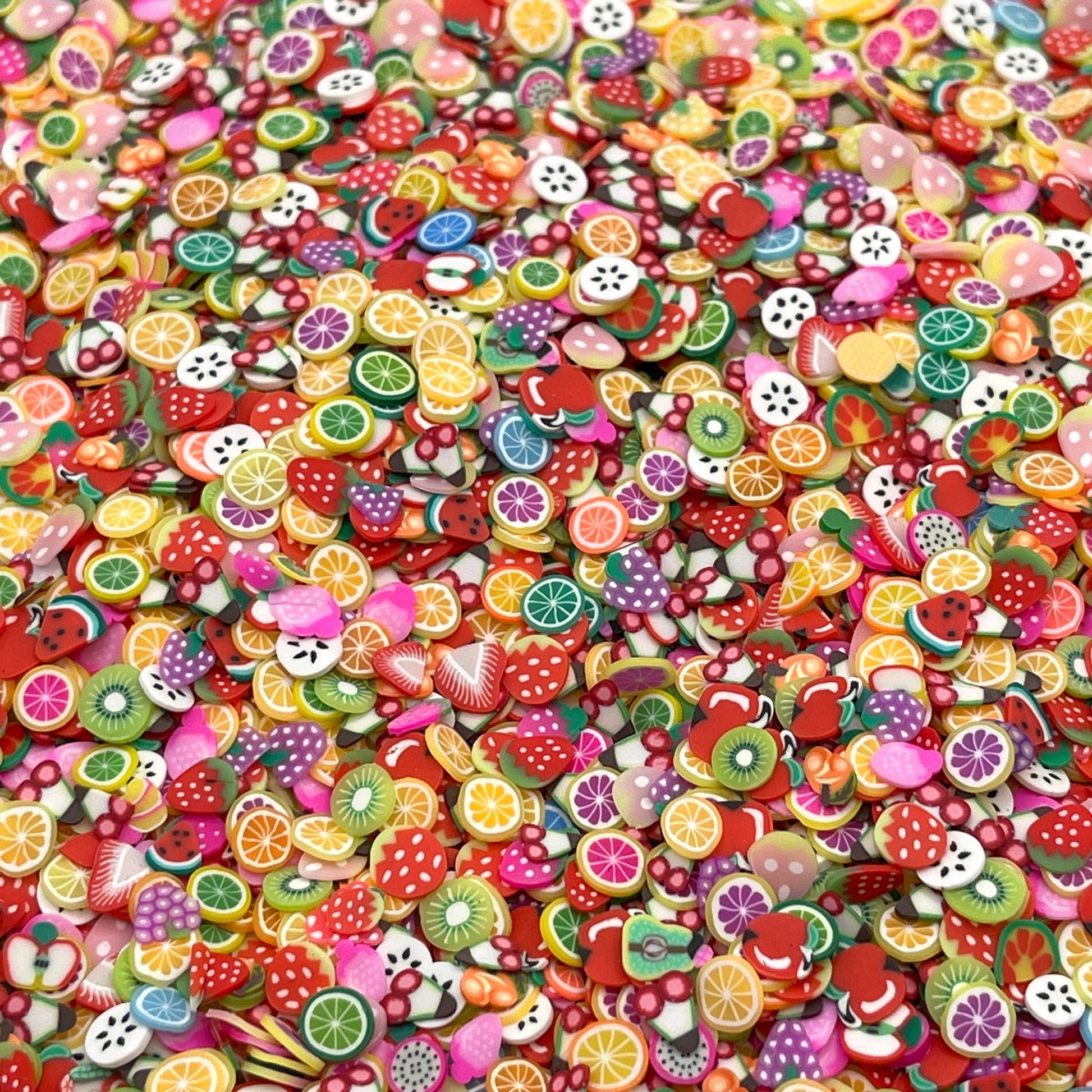 FAKE 5MM/10MM Fruit Polymer Clay Sprinkle Mix (NOT EDIBLE) D11-04