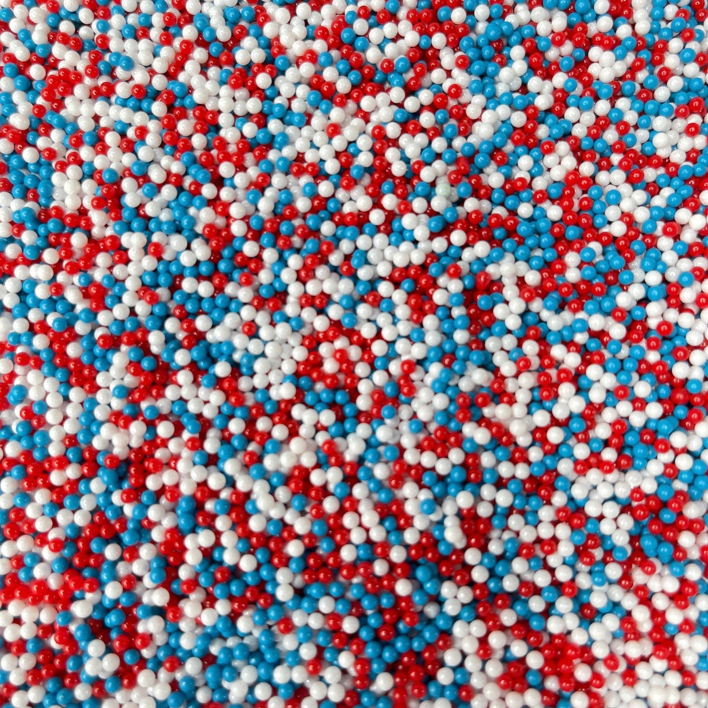 FAKE 2MM Light Blue, Fourth of July Pearl Mix (NOT EDIBLE) D27-20