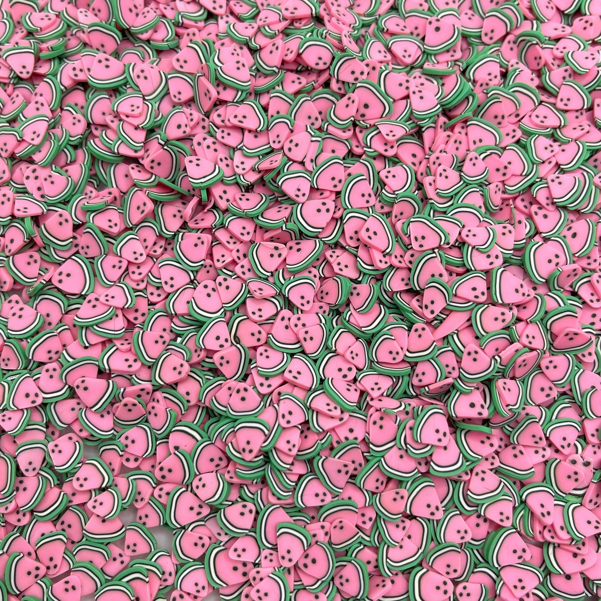 FAKE 5MM Pink Watermelon Slices Polymer Clay Sprinkles (NOT EDIBLE) D22-18