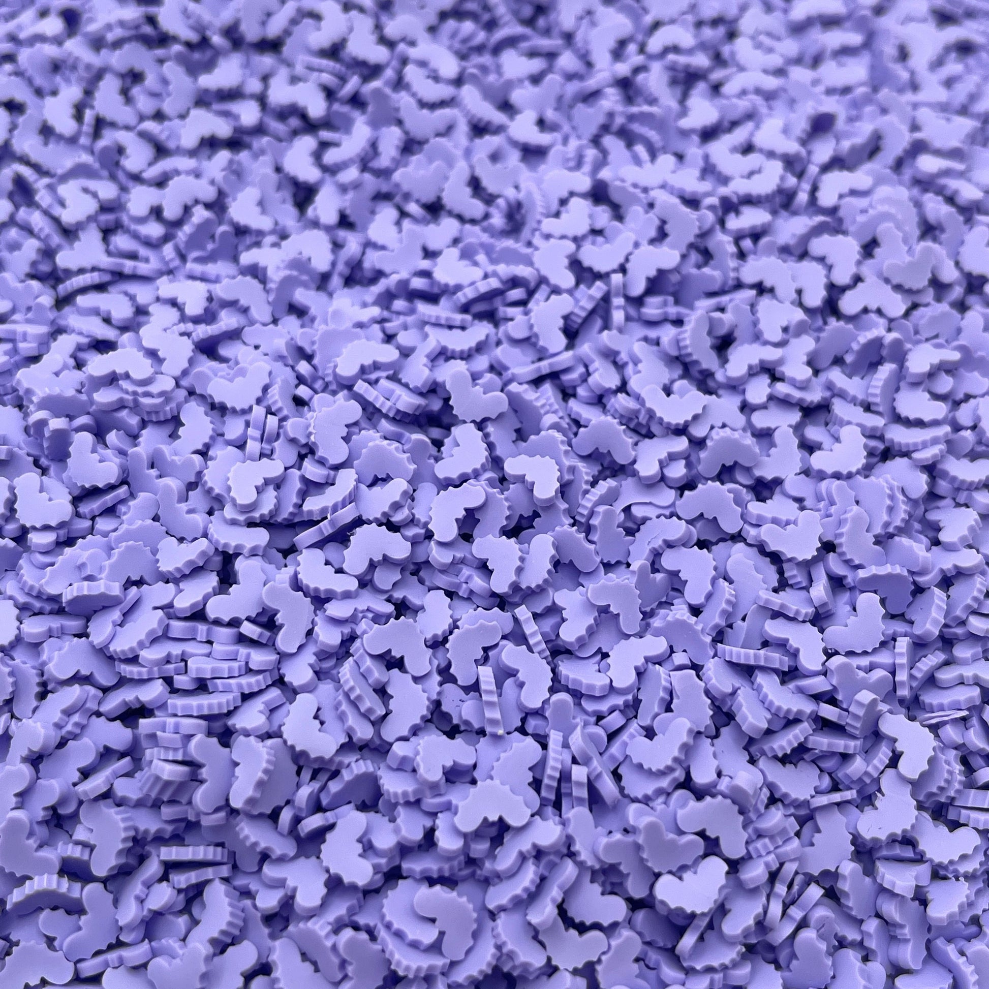 FAKE 5MM Pastel Purple Bat Polymer Clay Sprinkle (NOT EDIBLE) D18-31