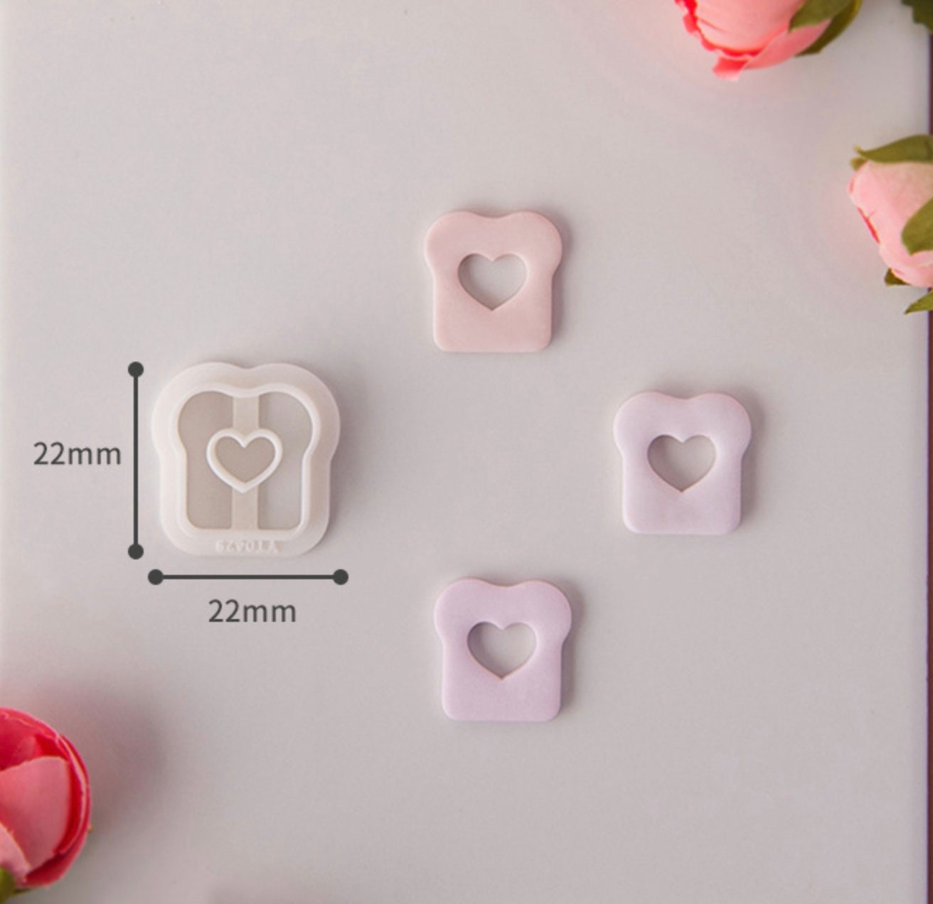 Valentines Day Themed Polymer Clay Cutters