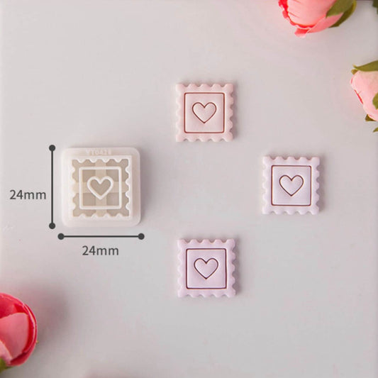 Valentines Day Themed Polymer Clay Cutters