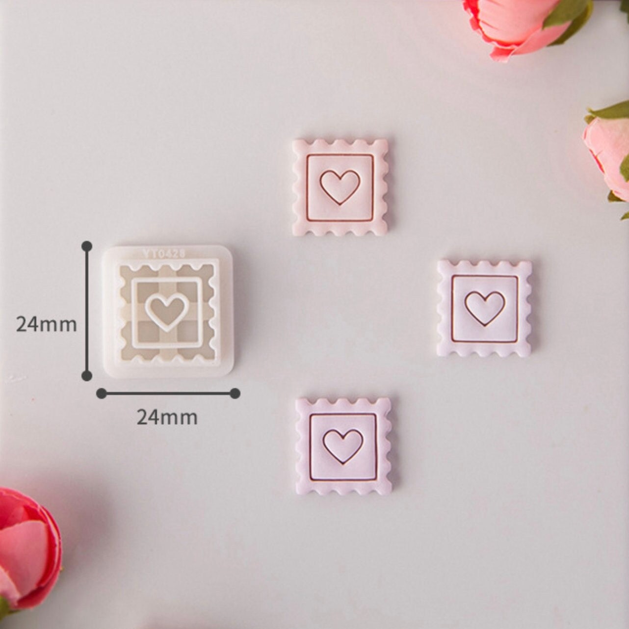 Valentines Day Themed Polymer Clay Cutters