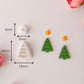 Christmas Tree with Star, Christmas Themed Polymer Clay Cutters