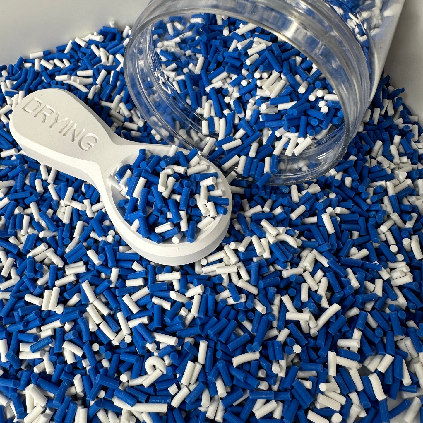 FAKE Dark Blue and White Themed Polymer Clay Sprinkle Mix (NOT EDIBLE) D1-07