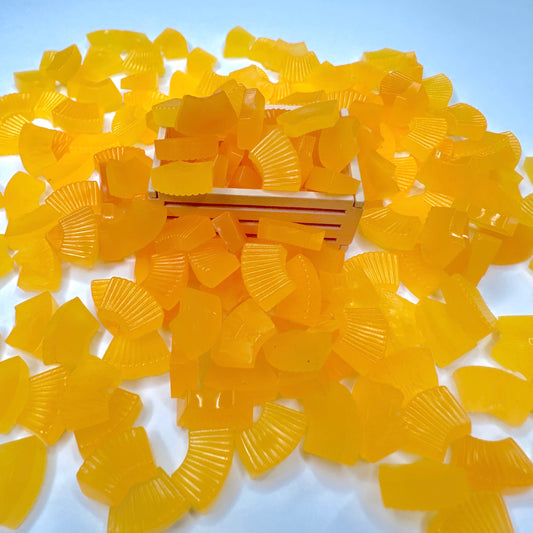 Tiny 12MM Pineapple Slice for Dollhouse Cabochons (12mm x 8mm x 4mm)