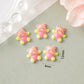 8MM x 12MM Colorful Teddy Bears 3D Nail Art Charms, Decoden, DIY Supplies, Mini Cabochon