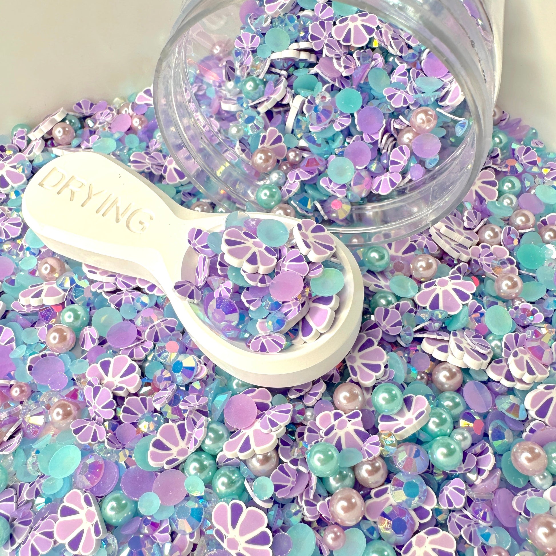 FAKE Purple Atlantis Dream, Ocean Themed Polymer Clay Sprinkle (NOT EDIBLE)