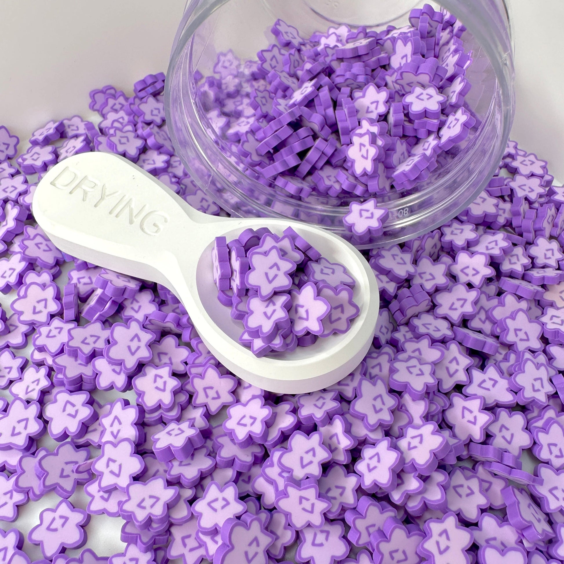 FAKE Light Purple, Japanese Star Candy, Konpeito Theme Polymer Clay Sprinkle (NOT EDIBLE, 5MM/10MM)