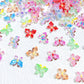 11MM x 8MM Mix Color Gradient Butterflies, Insect Themed 3D Nail Art Charms, Decoden, DIY Supplies, Mini Cabochon