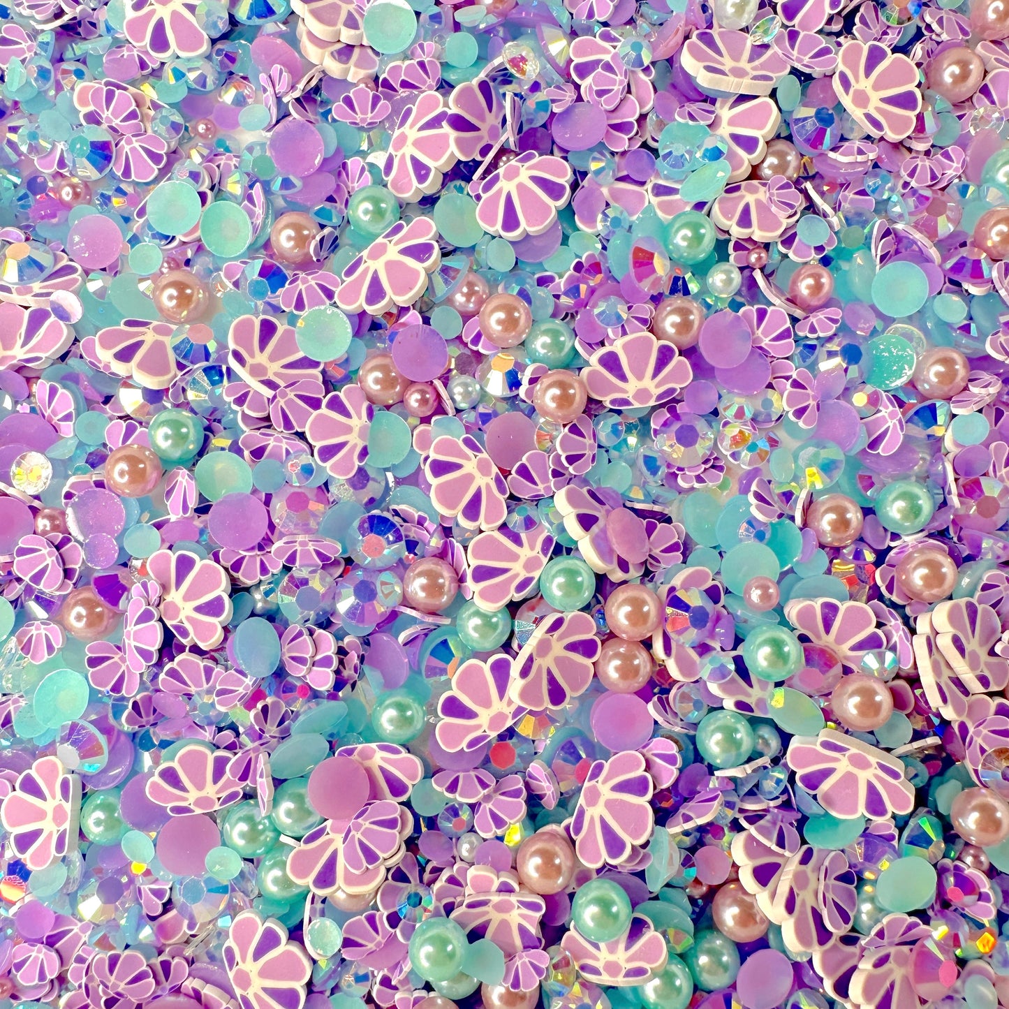 FAKE Purple Atlantis Dream, Ocean Themed Polymer Clay Sprinkle (NOT EDIBLE)