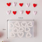 Mini Valentines Day Heart Themed Polymer Clay Cutter Set