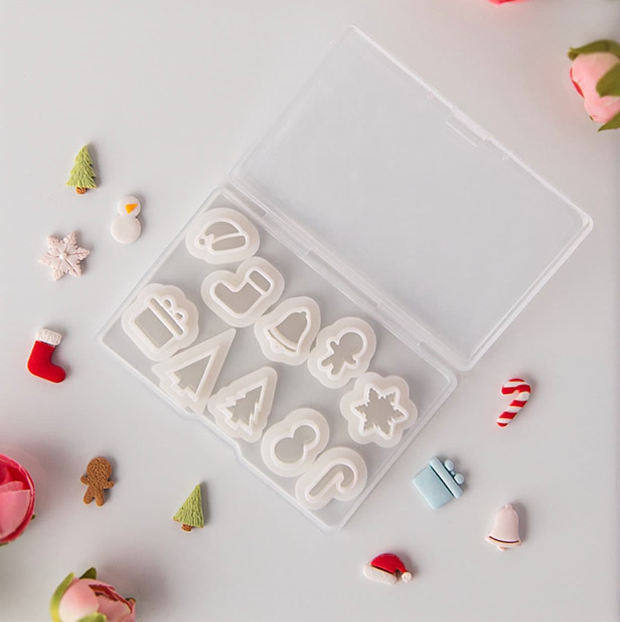 Mini Christmas Version 2 Themed Polymer Clay Cutter Set