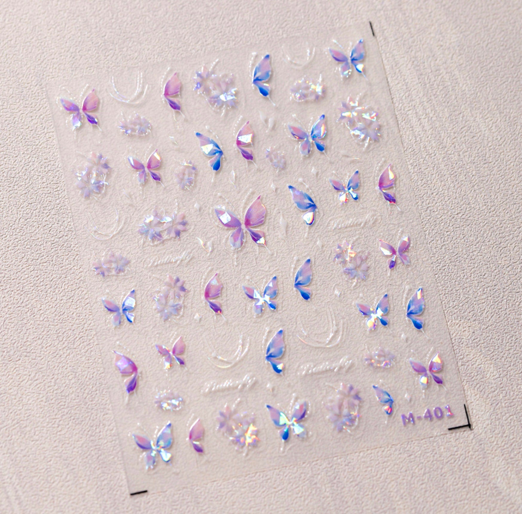 Fairy Butterfly Garden, Butterfly Themed Nail Art Stickers