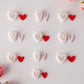 Mini Valentines Day Heart Themed Polymer Clay Cutter Set