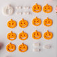 Mix and Match Jack-o-Lantern, Halloween Themed Polymer Clay Cutter Set