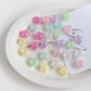19MM Puffy AB Star Shaped Acrylic Spacer Beads
